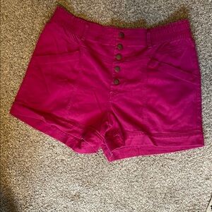 Knox Rose Pink High-Waisted Shorts size L
